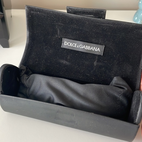 Dolce & Gabbana Black on Pink Square Framed Sunglasses - Picture 6 of 6